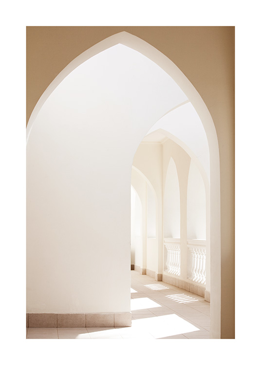 – Arches and balcony in beige