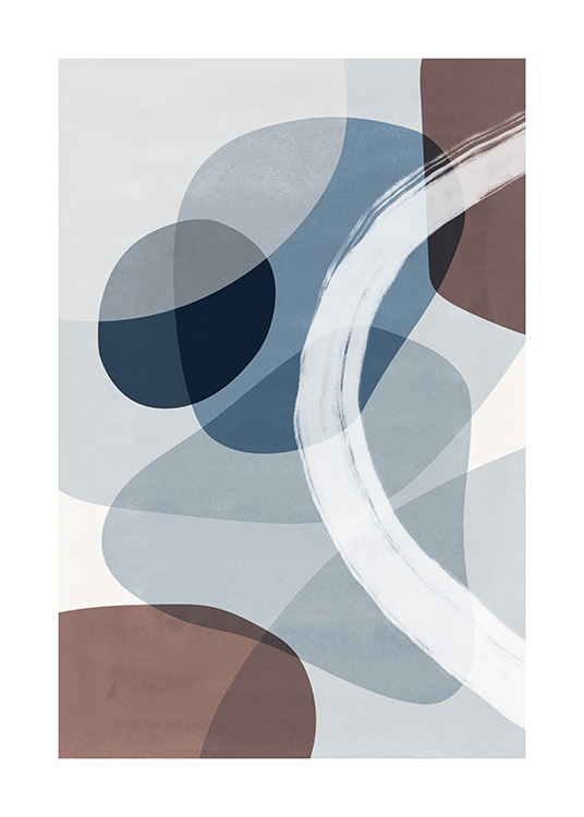 – Lines and shapes with an abstract art style