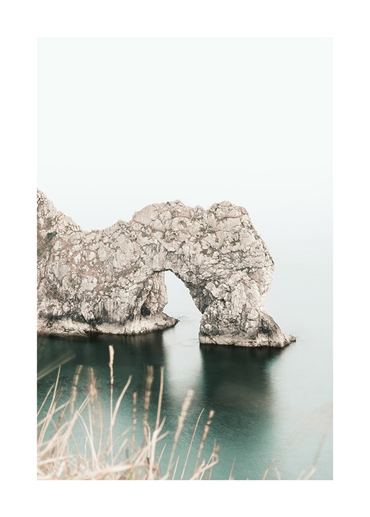 – Mountain arch in the water