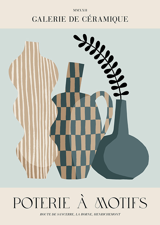 Poterie à Motifs No2 Poster