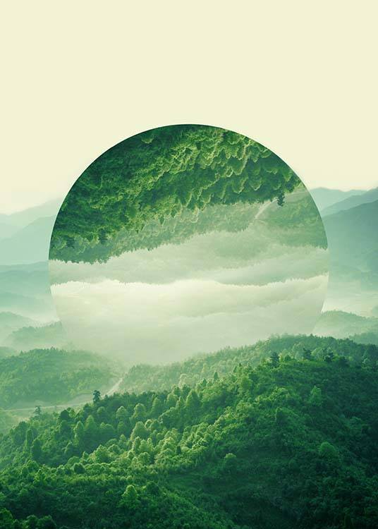 Reflected Forest Poster / Nature at Desenio AB (2039)