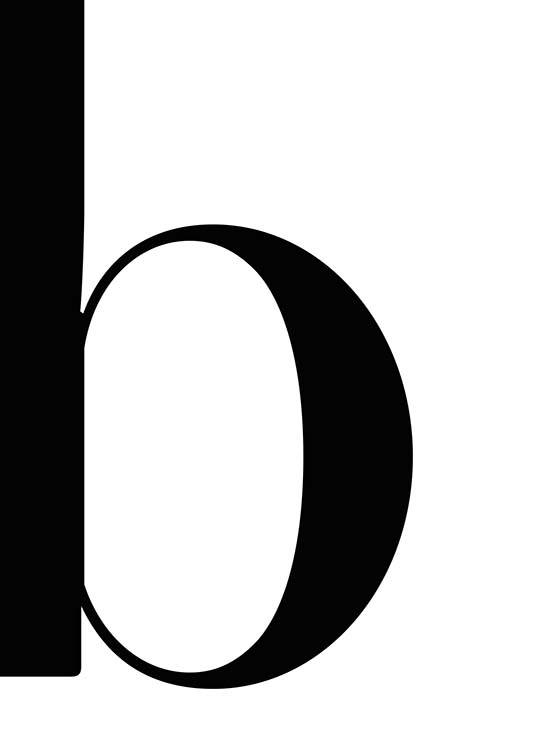 Letter B Poster Letter B Poster