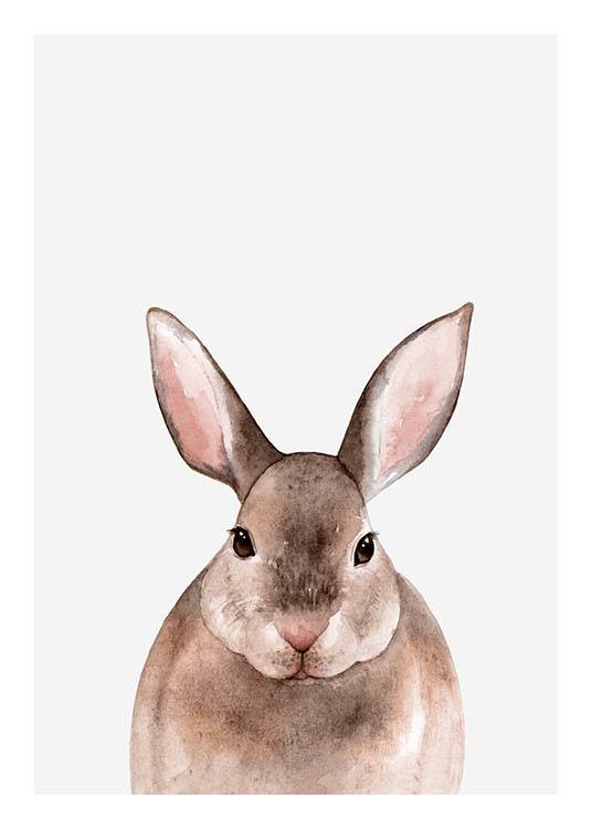Little Rabbit Poster / Kids posters at Desenio AB (3364)