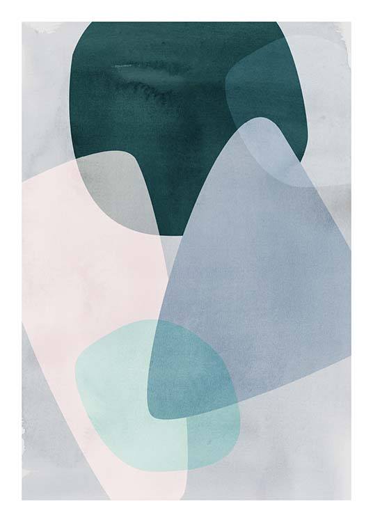 Graphic Pastels 2 Poster / Art prints at Desenio AB (3450)
