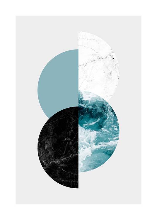 Graphic Half Moon Poster / Art prints at Desenio AB (3588)