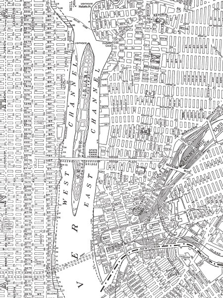 New York map poster | Posters with a map of Manhattan