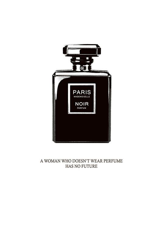 Fashion Poster | perfume bottle, Chanel print | desenio.com