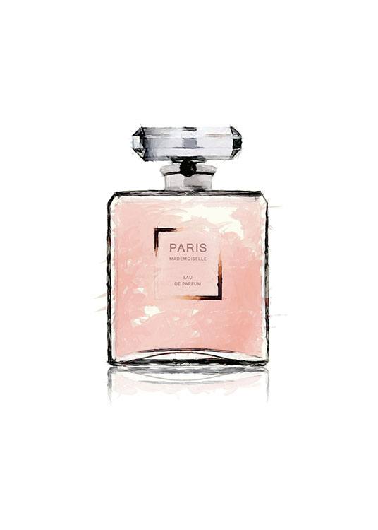 pink bottle perfume