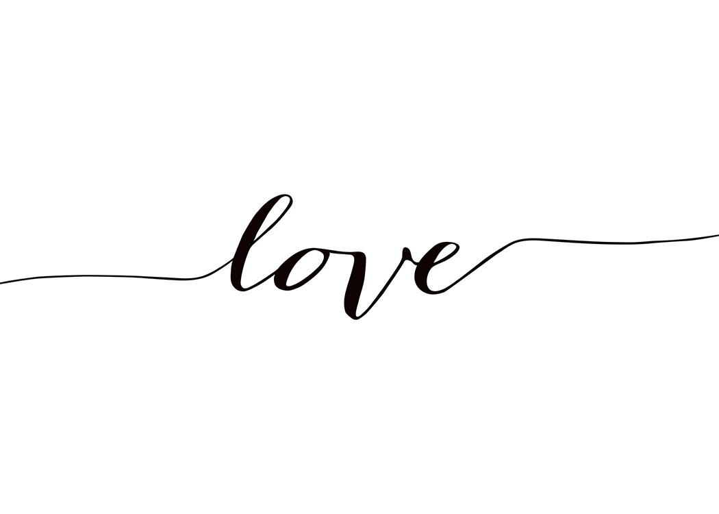 poster-with-text-love-in-cursive-black-and-white-poster-desenio