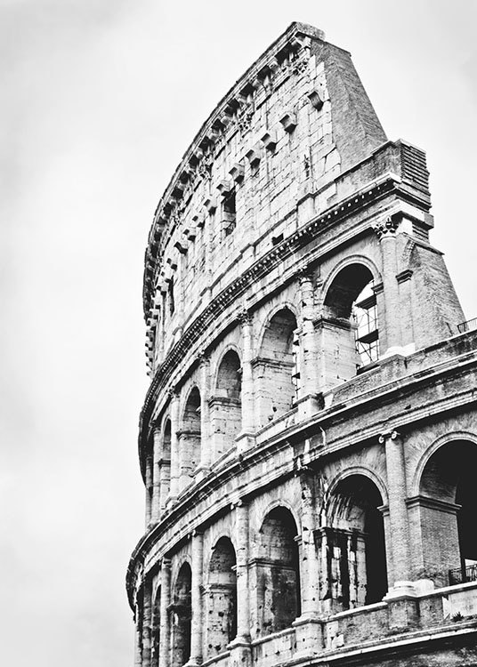 Colosseum, Poster / Black & white at Desenio AB (8214)