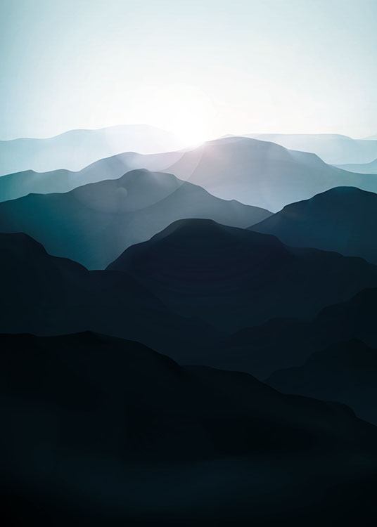 Mountain Landscape, Poster / Nature at Desenio AB (8256)