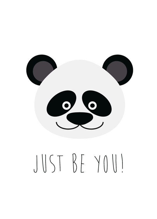 Just Be You, Poster / Kids posters at Desenio AB (8510)
