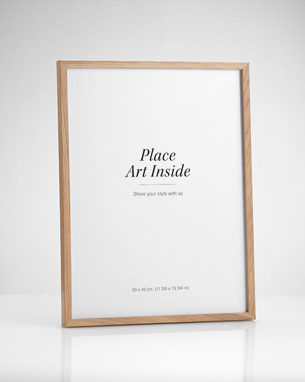  - Wooden oak frame for posters in 13x18
