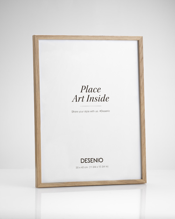  - Wooden oak frame for posters in 50x50