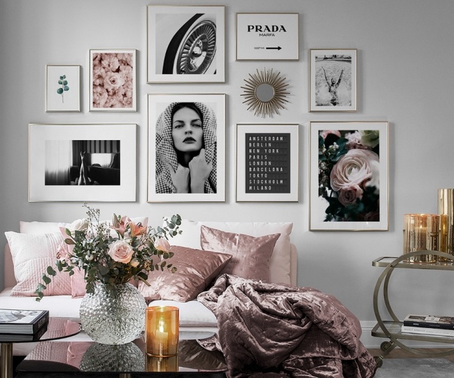 Gallery wall and picture collage inspiration
