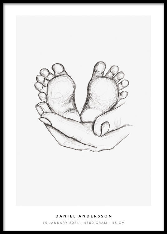 Poster Baby Feet 