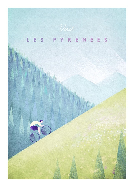 Les Pyrenees Poster / Vintage at Desenio AB (pre0039)