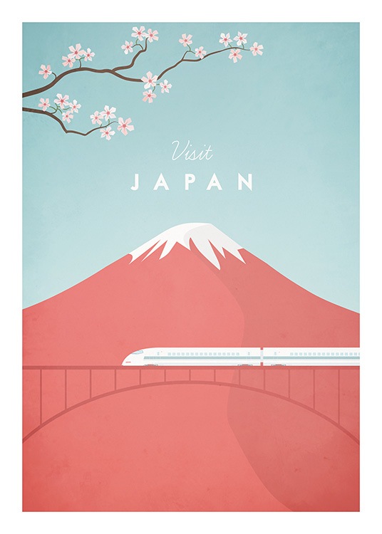 Visit Japan Poster / Nature at Desenio AB (pre0049)