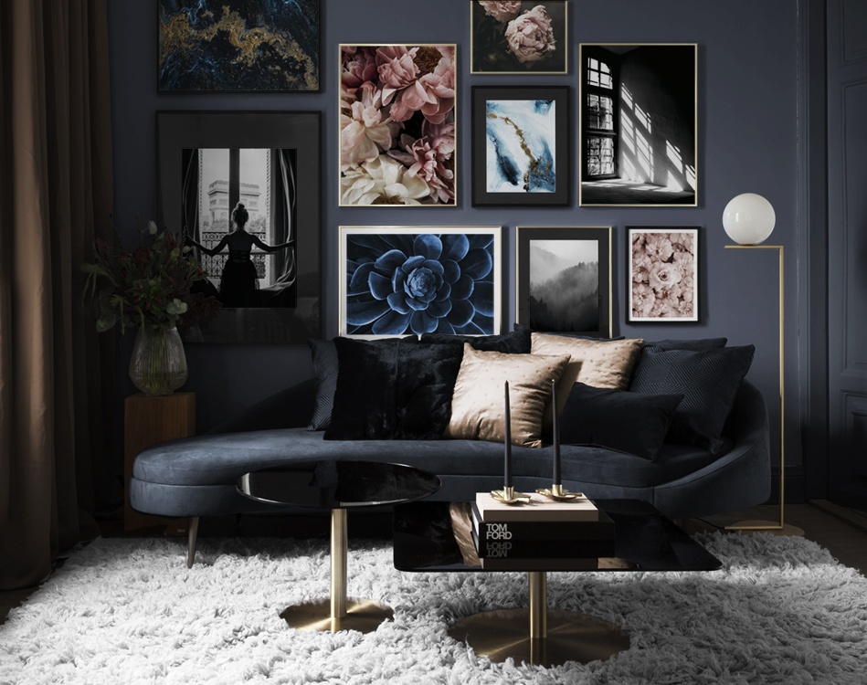 Dark and mysterios interior inspiration
