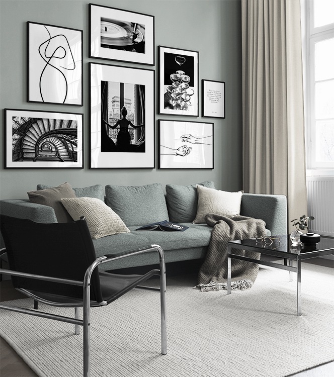Black and white photo art