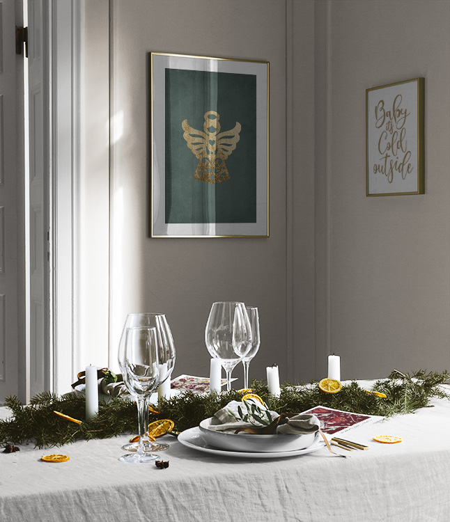 Christmas kitchen