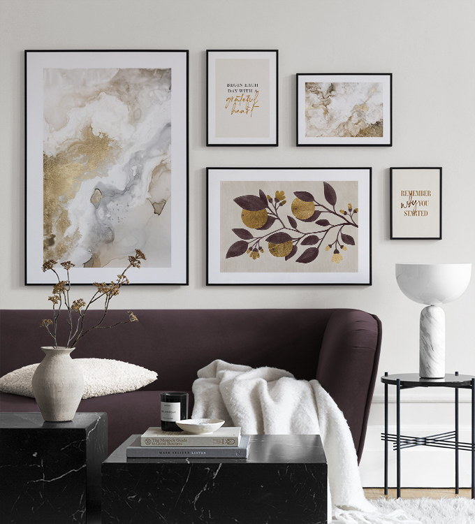 Aware art prints for living room